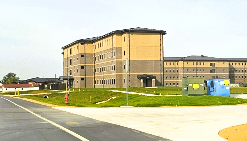 September 2025 construction operations of South Barracks Project at Fort McCoy