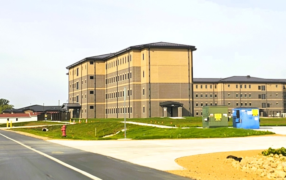 September 2025 construction operations of South Barracks Project at Fort McCoy