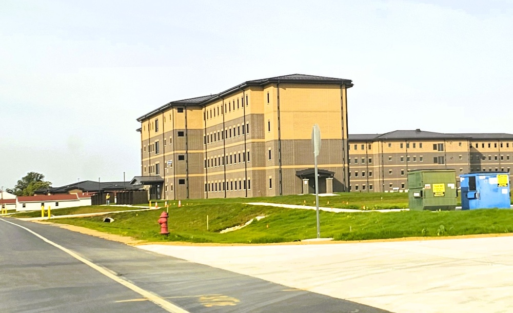 September 2025 construction operations of South Barracks Project at Fort McCoy