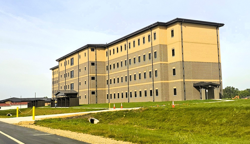 September 2025 construction operations of South Barracks Project at Fort McCoy