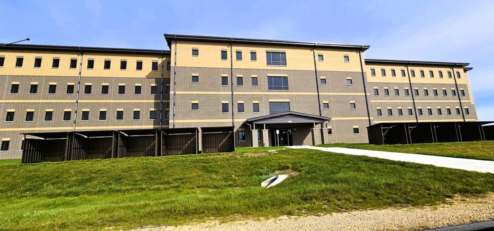 September 2025 construction operations of South Barracks Project at Fort McCoy