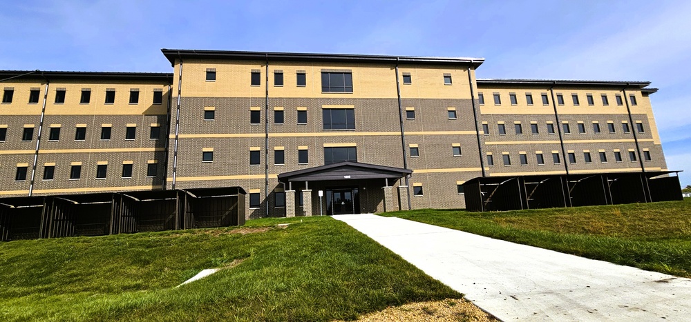 September 2025 construction operations of South Barracks Project at Fort McCoy