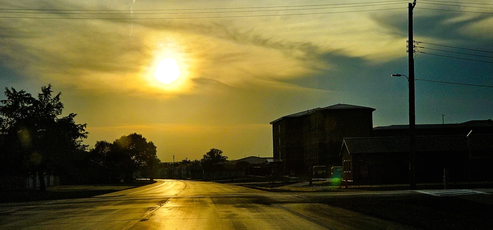 September 2025 construction operations of South Barracks Project at Fort McCoy