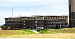 September 2025 construction operations for Fort McCoy East Barracks Project