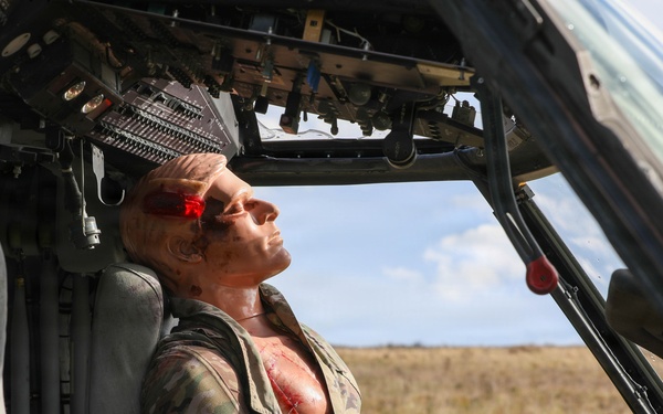 Downed Aircraft Recovery Team training during Combined Resolve