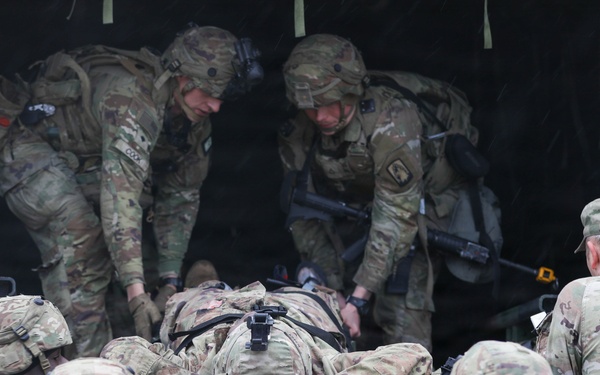 Downed Aircraft Recovery Team Training during Combined Resolve