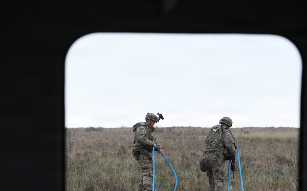 Downed Aircraft Recovery Team training during Combined Resolve