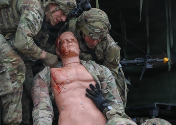 Downed Aircraft Recovery Team training during Combined Resolve