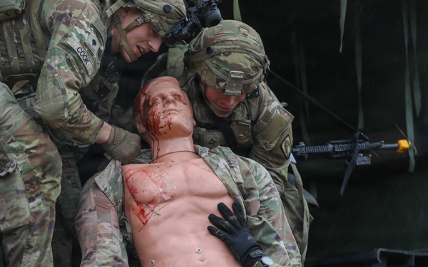 Downed Aircraft Recovery Team training during Combined Resolve