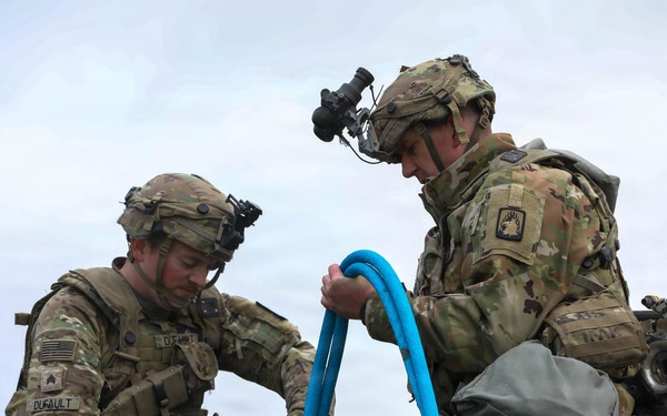 Downed Aircraft Recovery Team Training during Combined Resolve