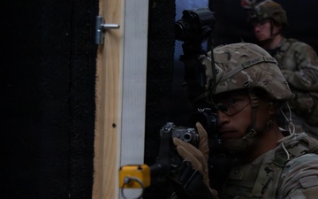 1st Infantry Division Conducts Close-Quarters Combat Training at Novo Selo Training Area, Bulgaria