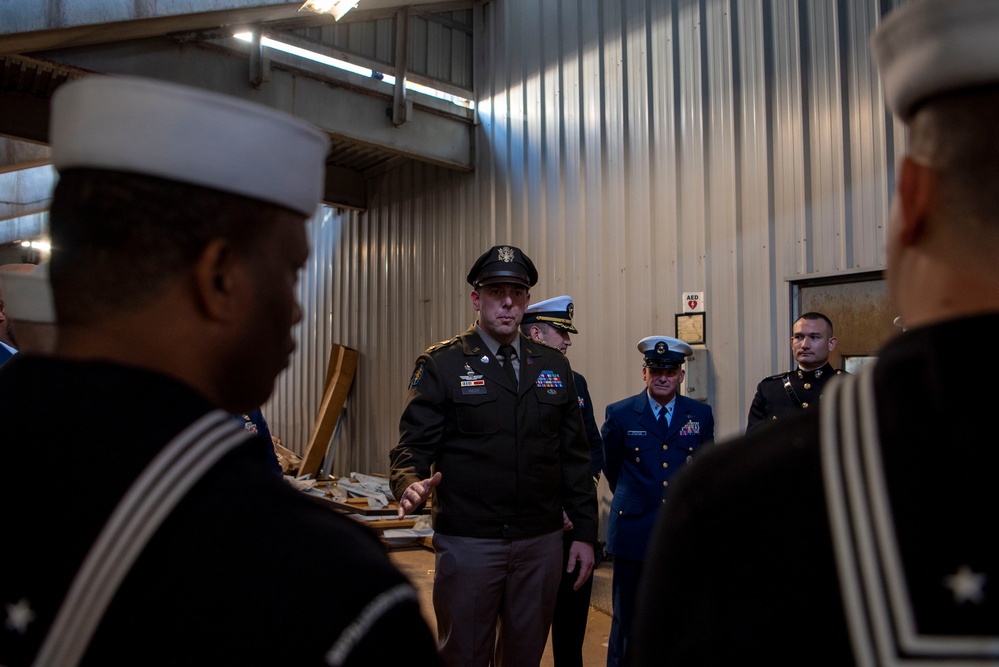 Service Members Prepare for Oath of Enlistment Service Members Prepare for Oath of Enlistment