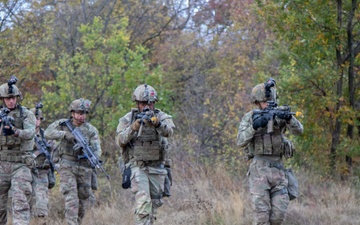 1st Infantry Division Conducts Close-Quarters Combat Training at Novo Selo Training Area, Bulgaria