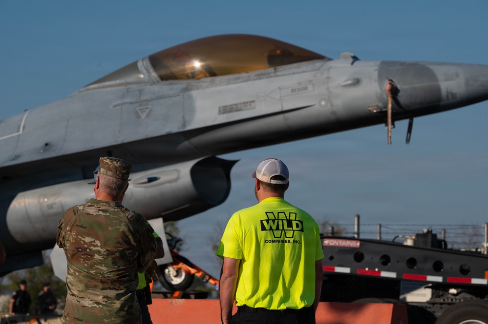 F-16 Arrives At Goodfellow AFB F-16 Arrives At Goodfellow AFB