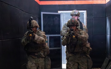 1st Infantry Division Conducts Close-Quarters Combat Training at Novo Selo Training Area, Bulgaria