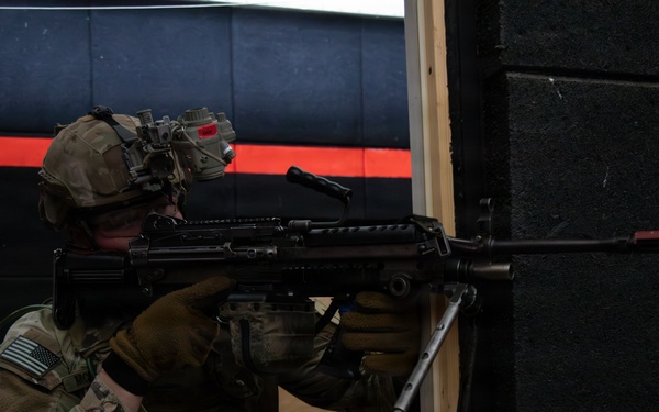 1st Infantry Division Conducts Close-Quarters Combat Training at Novo Selo Training Area, Bulgaria