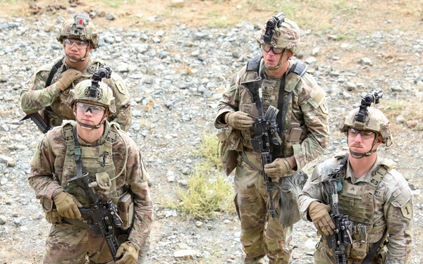 1st Infantry Division Conducts Close-Quarters Combat Training at Novo Selo Training Area, Bulgaria