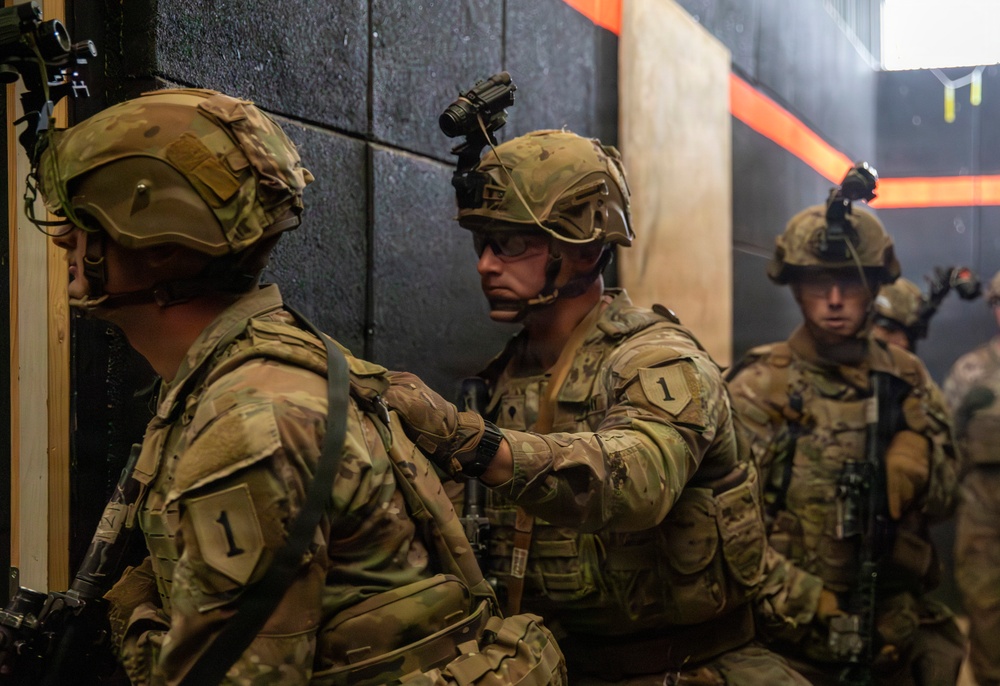 1st Infantry Division Conducts Close-Quarters Combat Training at Novo Selo Training Area, Bulgaria 1st Infantry Division Conducts Close-Quarters Combat Training at Novo Selo Training Area, Bulgaria
