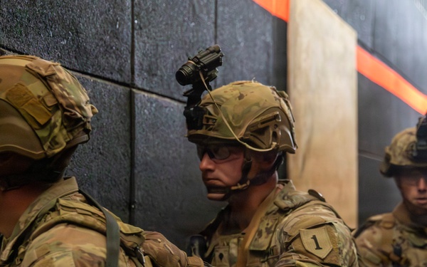 1st Infantry Division Conducts Close-Quarters Combat Training at Novo Selo Training Area, Bulgaria