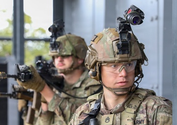 1st Infantry Division Conducts Close-Quarters Combat Training at Novo Selo Training Area, Bulgaria