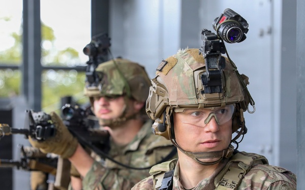 1st Infantry Division Conducts Close-Quarters Combat Training at Novo Selo Training Area, Bulgaria