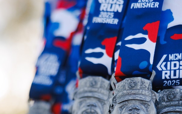 Children race in MCM Kids run before 50th MCM