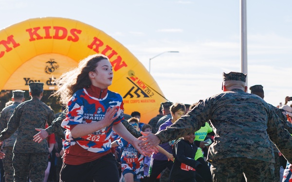 Children race in MCM Kids run before 50th MCM
