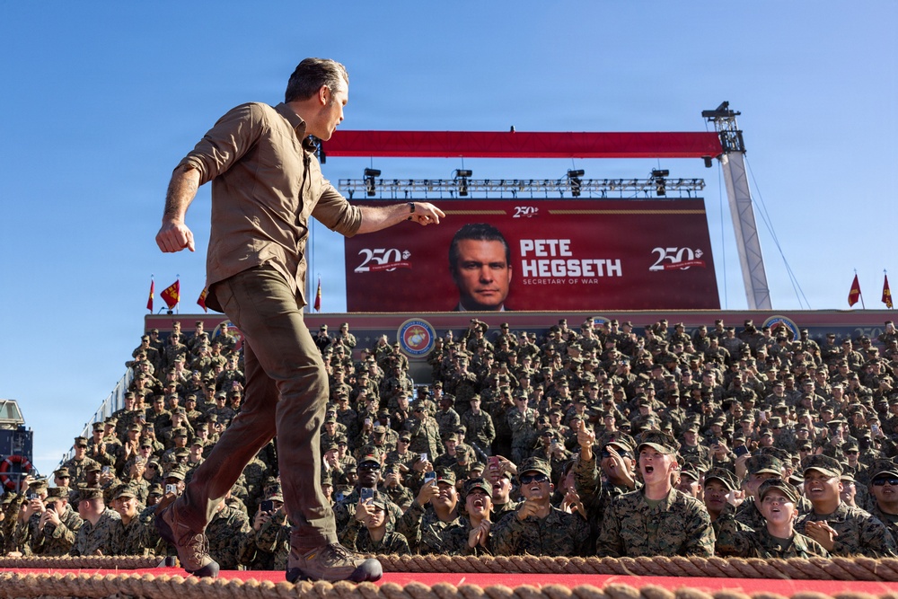 The Commandant, Gen. Eric M. Smith attends the 250th Amphibious Capabilities Demonstration