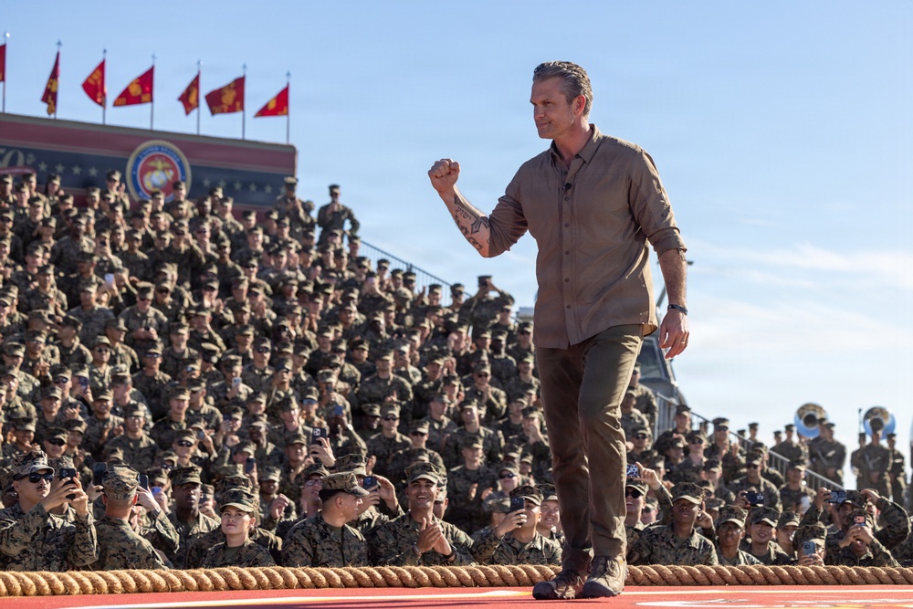 The Commandant, Gen. Eric M. Smith attends the 250th Amphibious Capabilities Demonstration