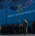 Promotion in the Pacific: U.S. Marines with CLB-13 hold a promotion ceremony aboard the USS Makin Island