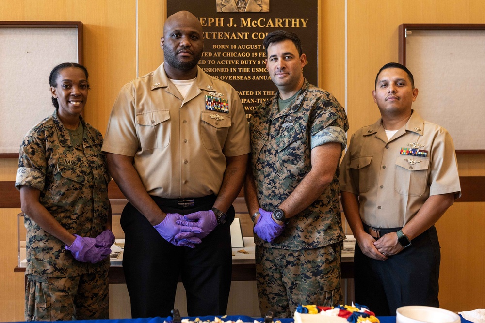MARFORRES Marines and Sailors Celebrate U.S. Navy's 250th Birthday