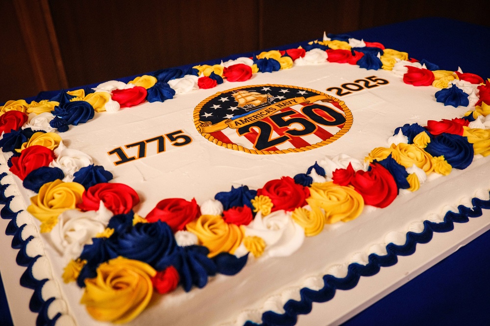 MARFORRES Marines and Sailors Celebrate U.S. Navy's 250th Birthday
