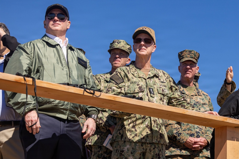 The Commandant, Gen. Eric M. Smith attends the 250th Amphibious Capabilities Demonstration