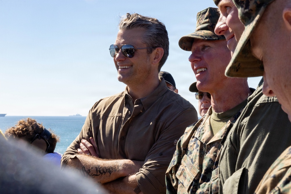 The Commandant, Gen. Eric M. Smith attends the 250th Amphibious Capabilities Demonstration