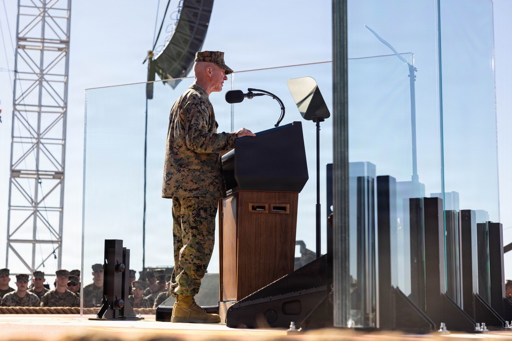 The Commandant, Gen. Eric M. Smith attends the 250th Amphibious Capabilities Demonstration