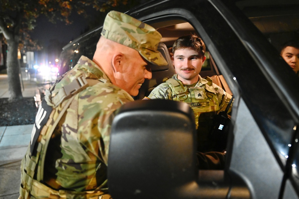 D.C. National Guard Senior Leaders Visit JTF-DC Presence Patrols D.C. National Guard Senior Leaders Visit JTF-DC Presence Patrols