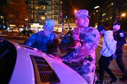 D.C. National Guard Senior Leaders Visit JTF-DC Presence Patrols