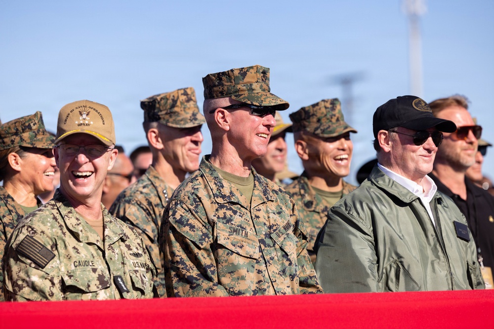 The Commandant, Gen. Eric M. Smith attends the 250th Amphibious Capabilities Demonstration