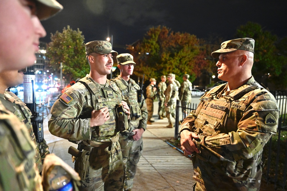 D.C. National Guard Senior Leaders Visit JTF-DC Presence Patrols D.C. National Guard Senior Leaders Visit JTF-DC Presence Patrols