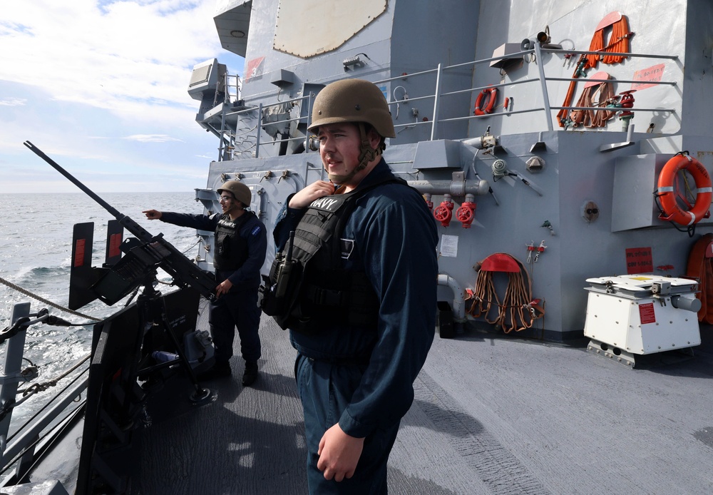 USS Roosevelt (DDG 80) Conducts Sea-and-Anchor Evolution