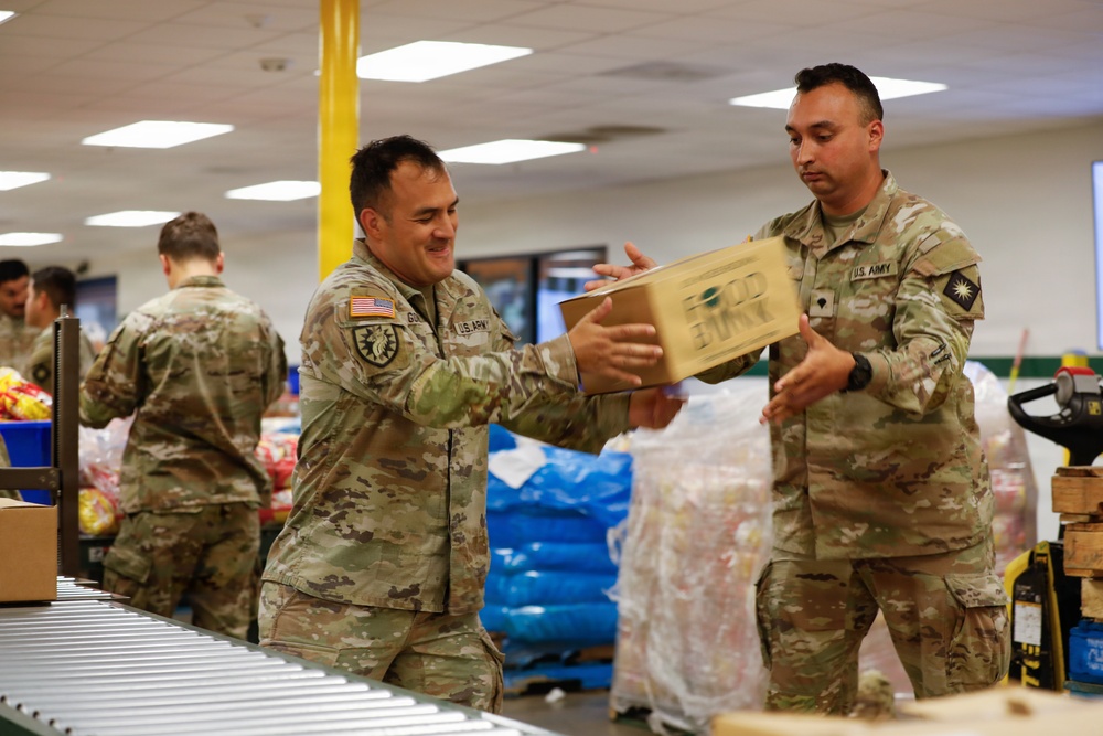 California National Guard Service Members Support Food Bank Operations at the Los Angeles Regional Food Bank California National Guard Service Members Support Food Bank Operations at the Los Angeles Regional Food Bank