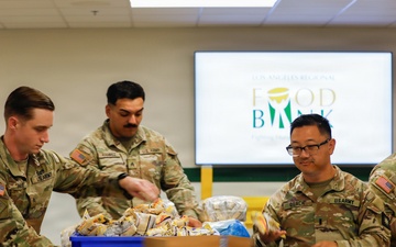 California National Guard Service Members Support Food Bank Operations at the Los Angeles Regional Food Bank