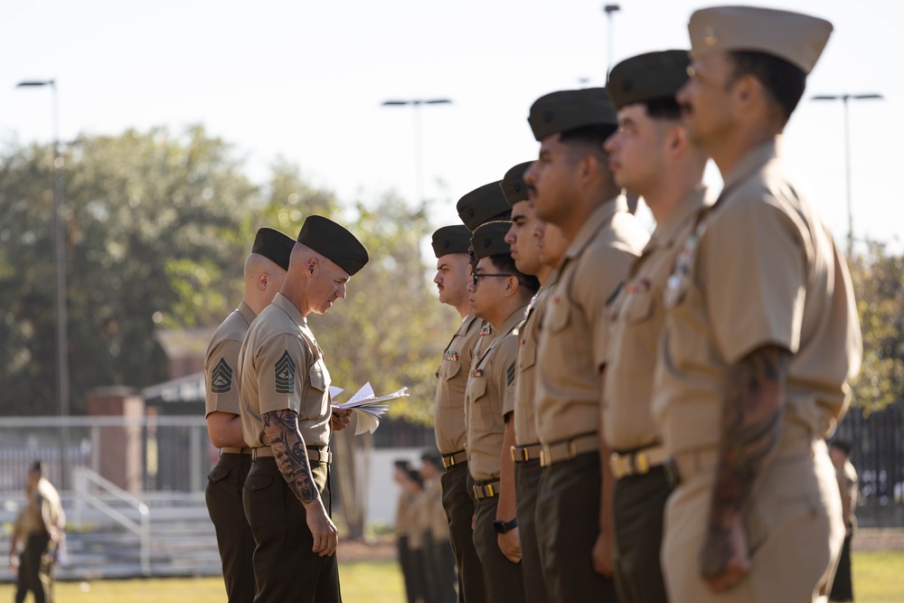 Marine Forces Reserve and Marine Forces South Conduct a Uniform Inspection Marine Forces Reserve and Marine Forces South Conduct a Uniform Inspection