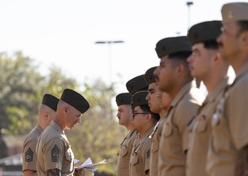 Marine Forces Reserve and Marine Forces South Conduct a Uniform Inspection
