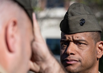 Marine Forces Reserve and Marine Forces South Conduct a Uniform Inspection
