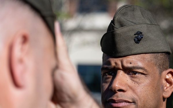 Marine Forces Reserve and Marine Forces South Conduct a Uniform Inspection