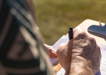 Marine Forces Reserve and Marine Forces South Conduct a Uniform Inspection