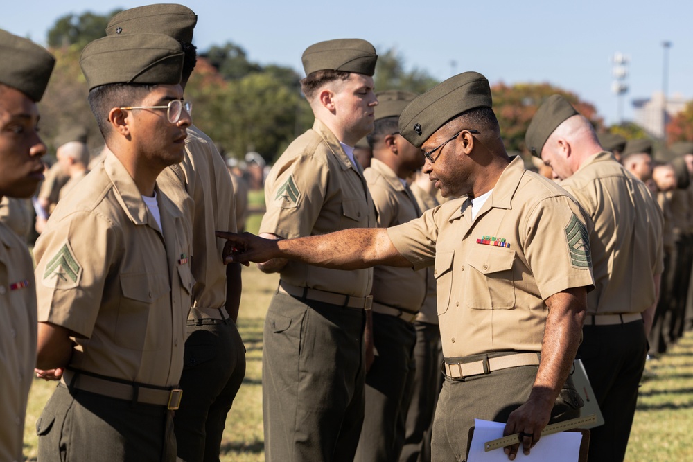 Marine Forces Reserve and Marine Forces South Conduct a Uniform Inspection Marine Forces Reserve and Marine Forces South Conduct a Uniform Inspection