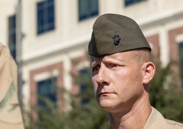 Marine Forces Reserve and Marine Forces South Conduct a Uniform Inspection