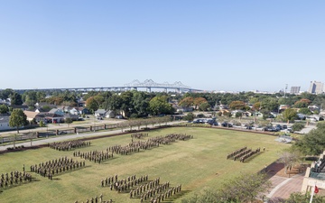 Marine Forces Reserve and Marine Forces South Conduct a Uniform Inspection